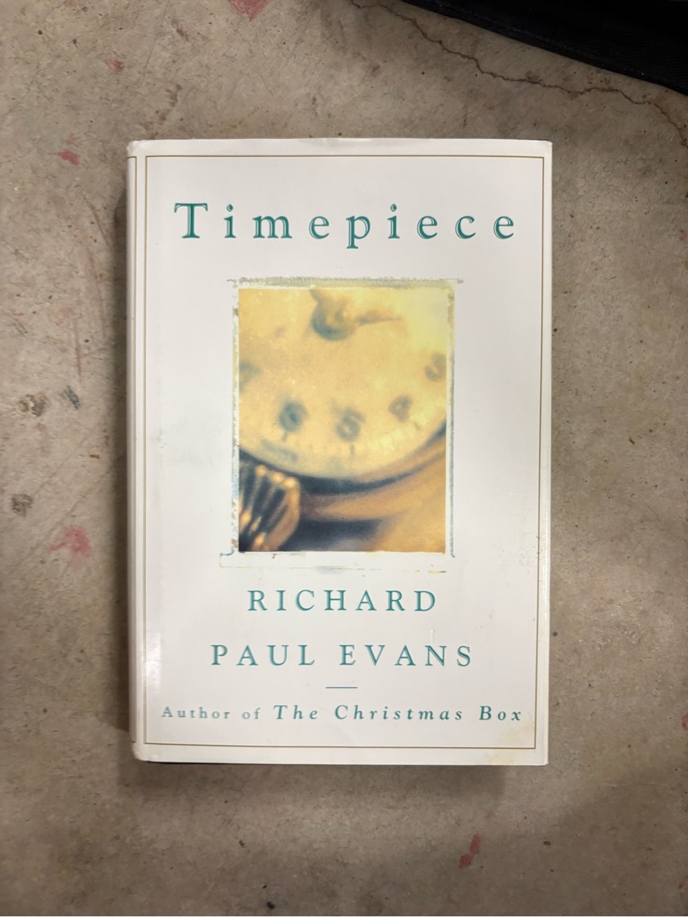 Timepiece Richard Paul Evans Hardcover Simon & Schuster 1996 Inscribed DJ